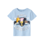 NAME IT Gustav Gris T-shirt Mikhail Chambray Blue