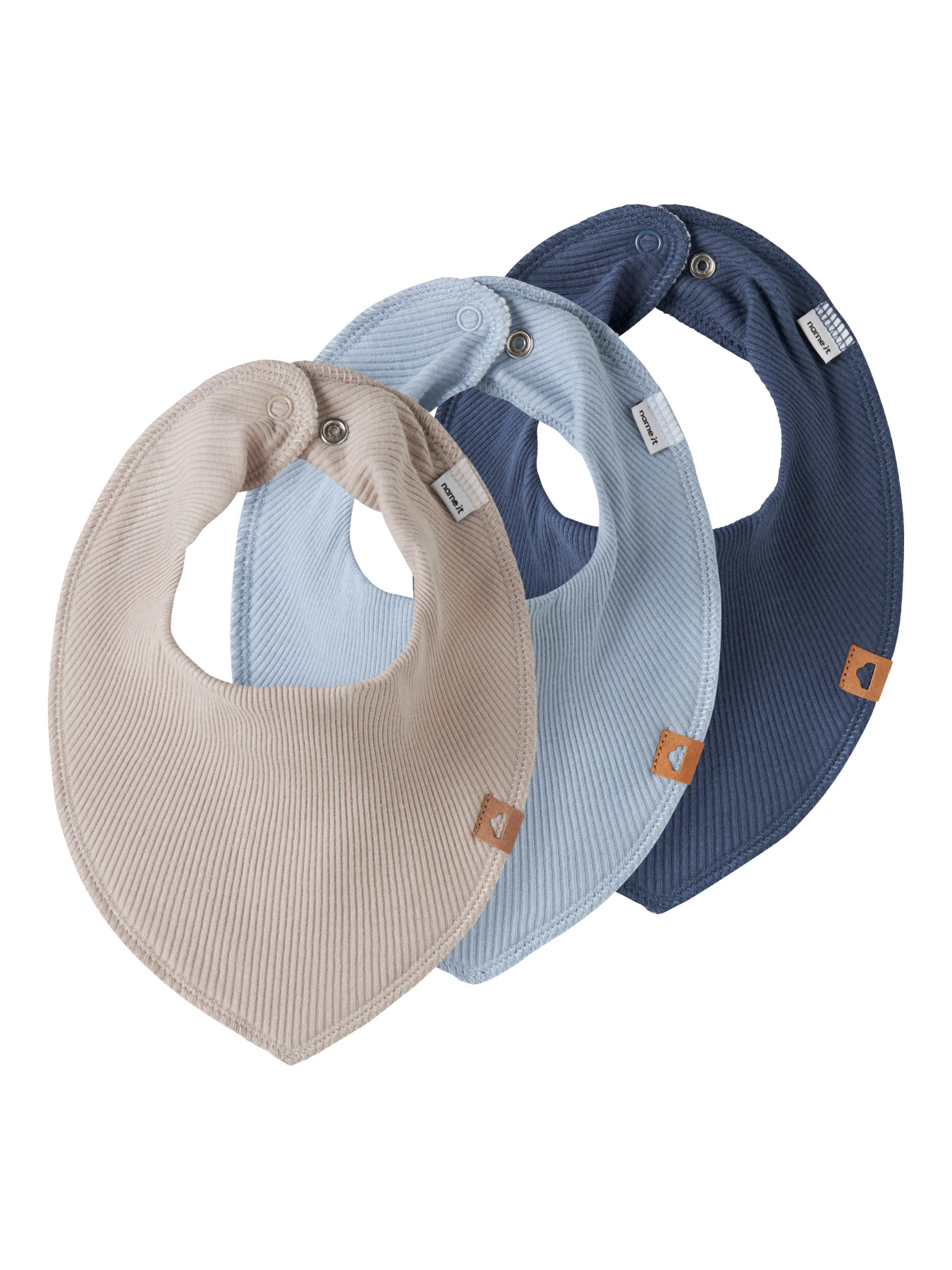 NAME IT Hagesmække Rib 3-Pak Yasim Blue Fog NAME IT Hagesmække Rib 3-Pak Yasim Blue Fog