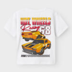 NAME IT Hotwheels T-shirt Jorge Bright White