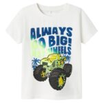 NAME IT Hotwheels T-shirt Morat Cloud Dancer