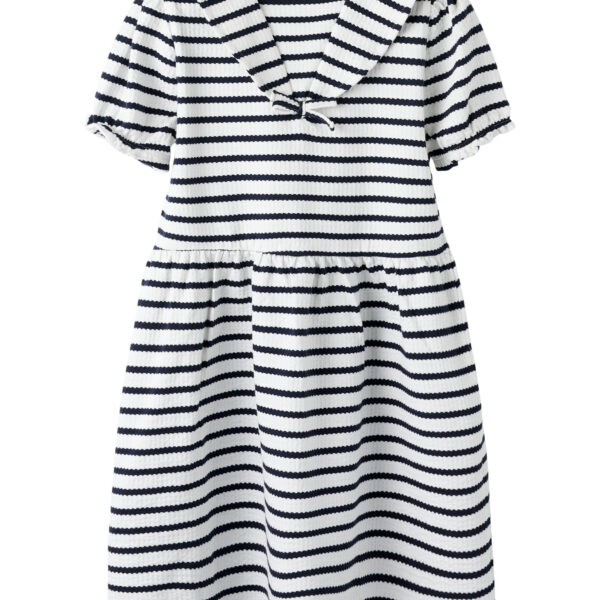 NAME IT Kjole Kattie Cloud Dancer Sky Captain