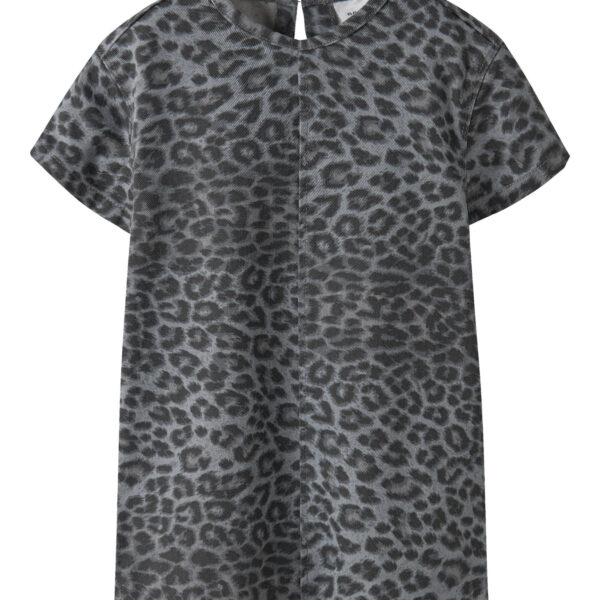 NAME IT Kjole Leo Twill Night Owl Grey