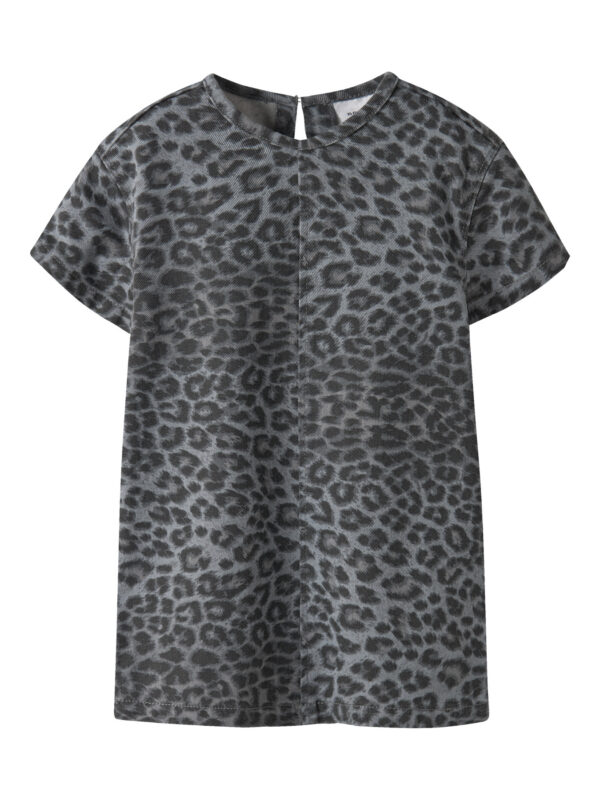 NAME IT Kjole Leo Twill Night Owl Grey