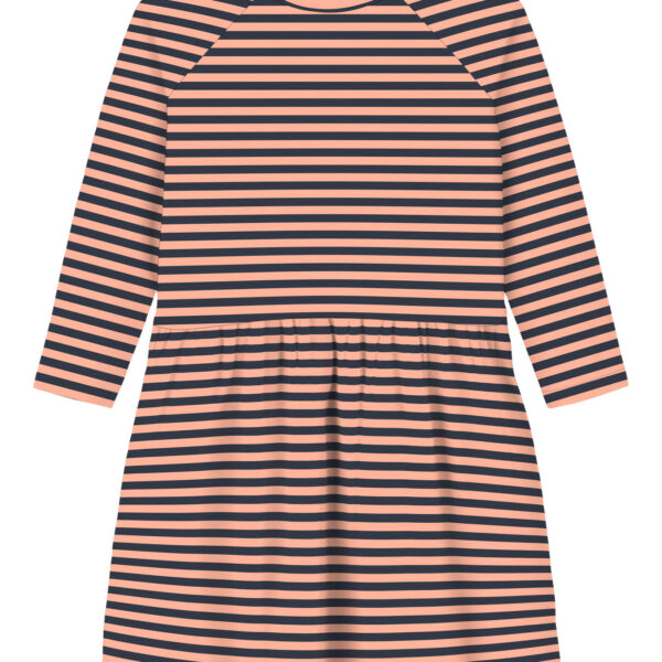 NAME IT Kjole Pbelle Peach Nectar Dark Sapphire