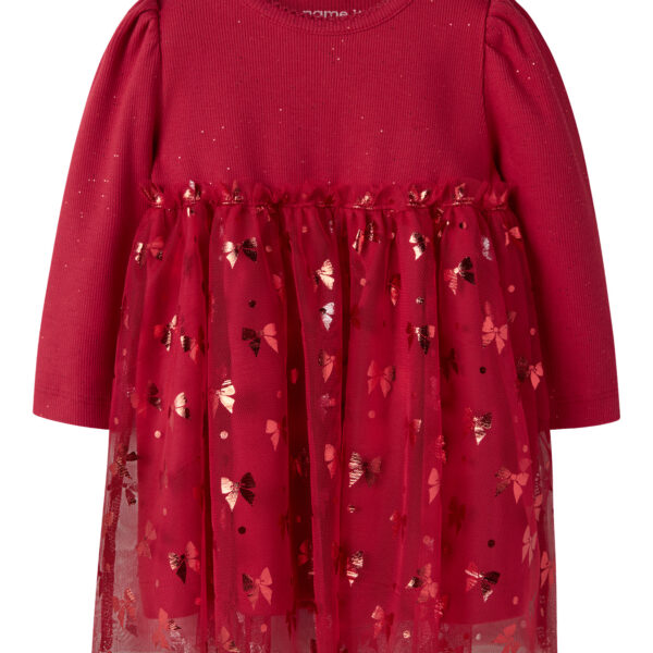 NAME IT Kjole Rosally Jester Red