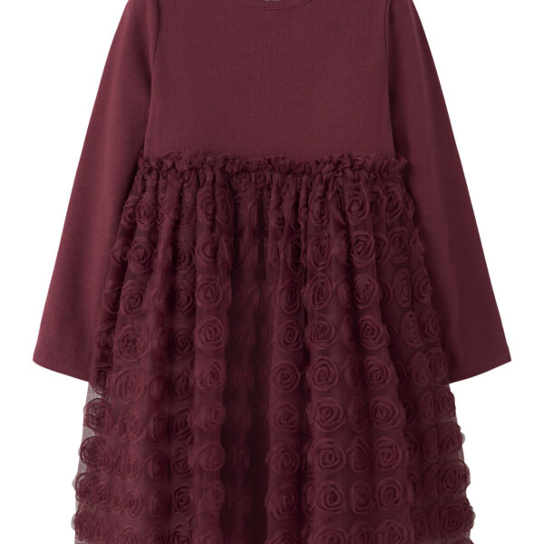 NAME IT Kjole Sykia Burgundy