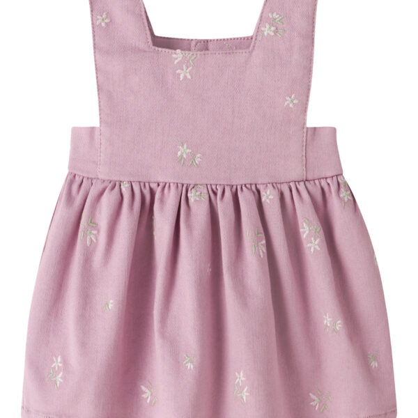 NAME IT Kjole Twill Scarlet Dawn Pink Flower