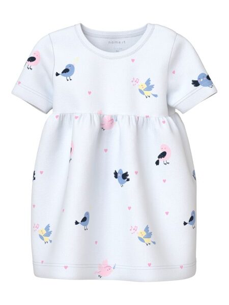 NAME IT Kjole Vandora Bright White