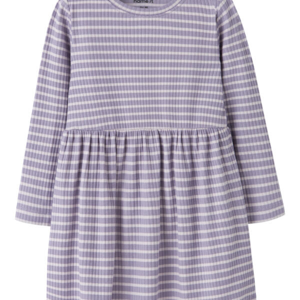 NAME IT Kjole Vemma Lavender Gray