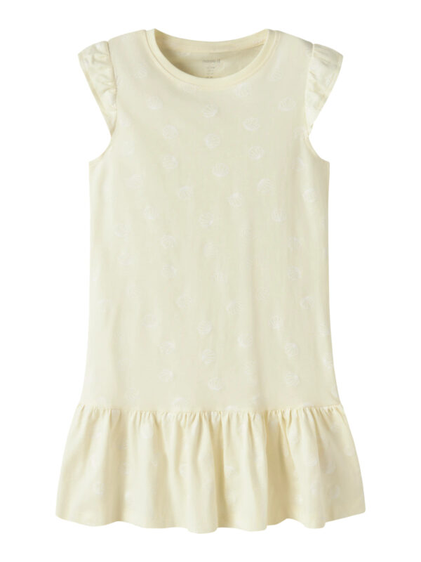 NAME IT Kjole Vida Pear Sorbet Sea Shells NAME IT Kjole Vida Pear Sorbet Sea Shells