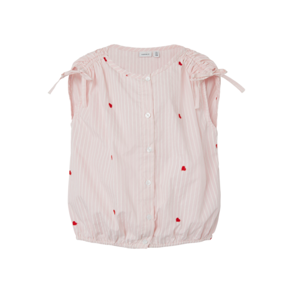 NAME IT Kort Top Faheart Parfait Pink