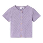 NAME IT Kortærmet Strik Cardigan Jalisa Purple Rose