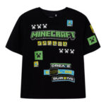 NAME IT Minecraft Jeffy T-shirt Black