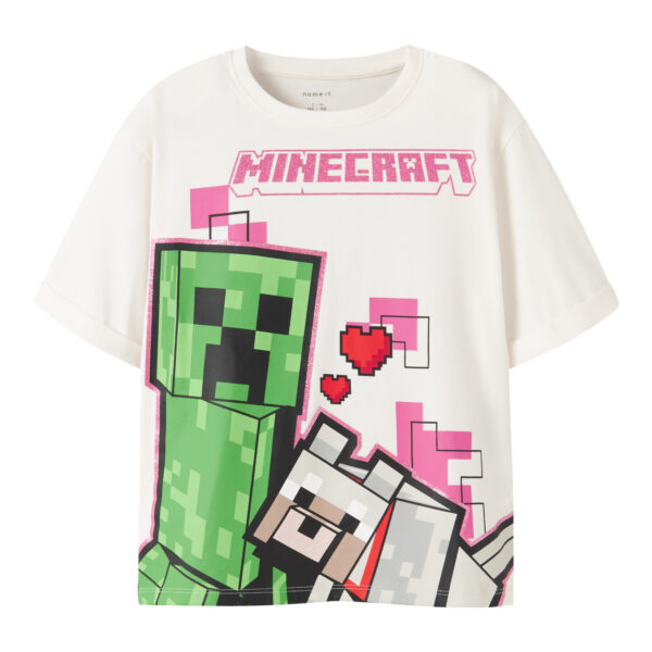 NAME IT Minecraft T-shirt Jyra Cloud Dancer