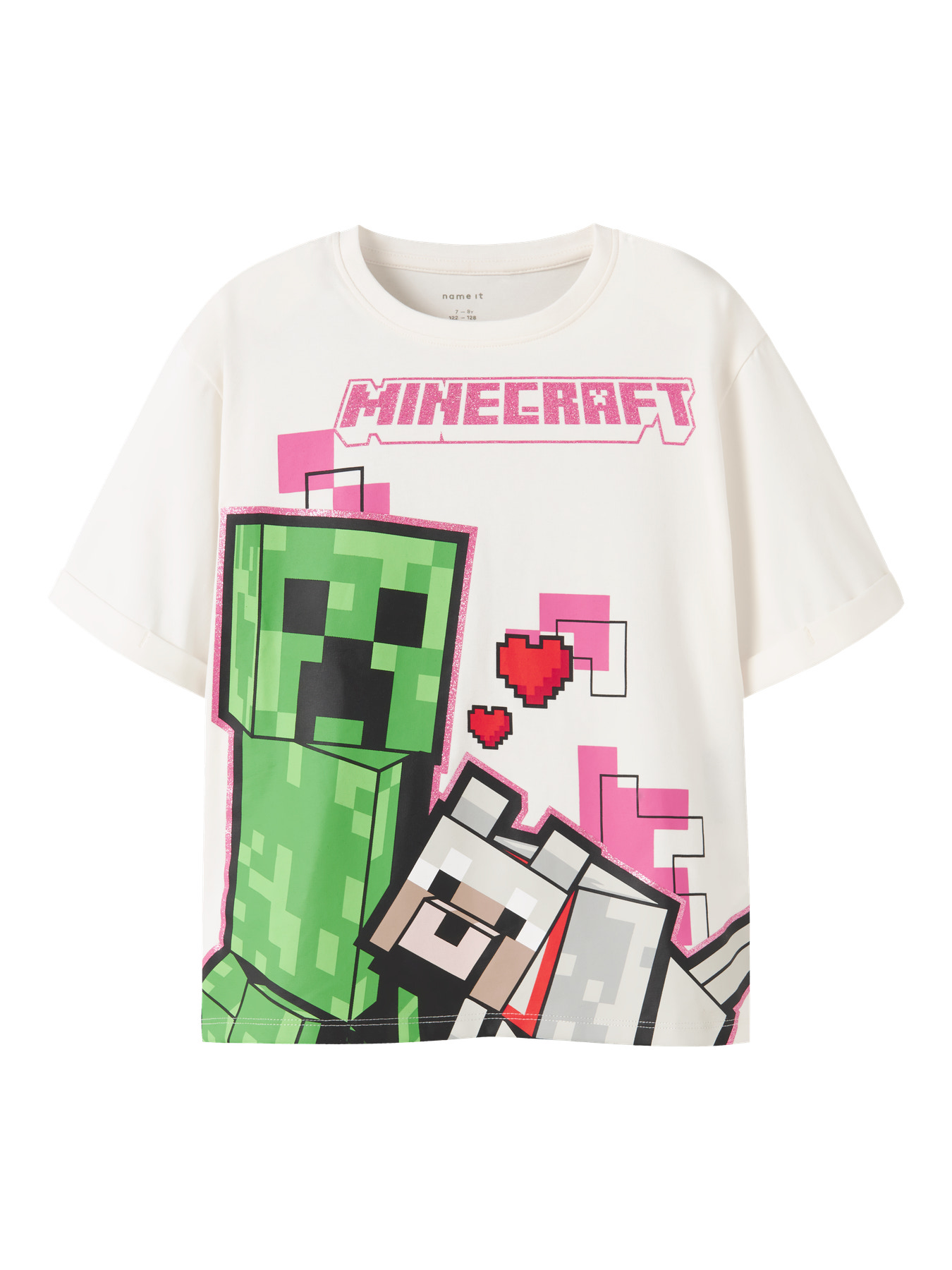 NAME IT Minecraft T-shirt Jyra Cloud Dancer NAME IT Minecraft T-shirt Jyra Cloud Dancer