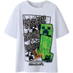 NAME IT Minecraft T-shirt Mase Bright White