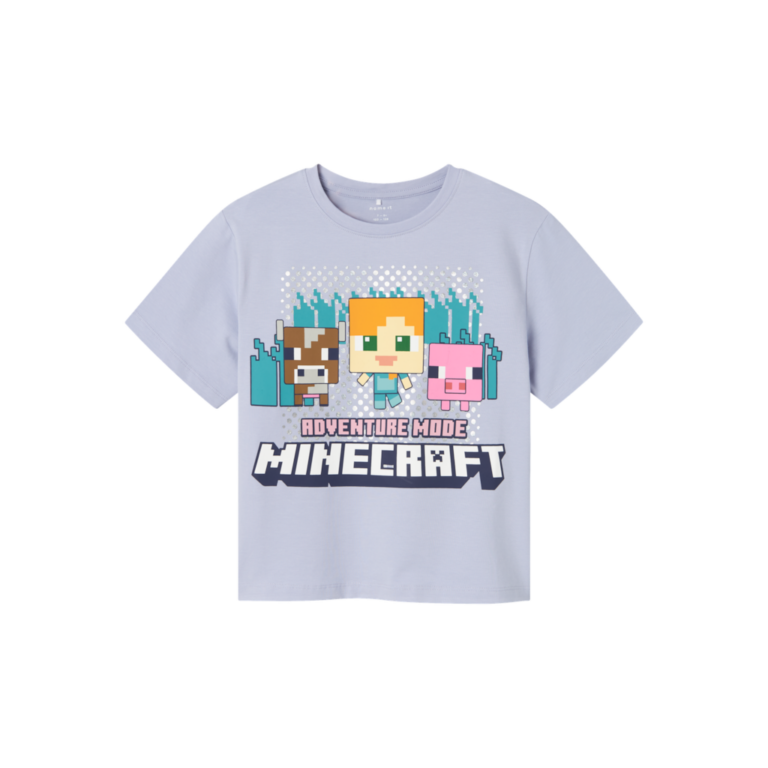 NAME IT Minecraft T-shirt Oxaja Icelandic Blue