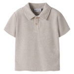 NAME IT Polo T-shirt Finti Terry Chateau Gray