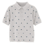 NAME IT Polo T-shirt Volo Light Grey Melange Boats