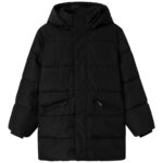 NAME IT Puffer Lang Jakke Medow03 Black