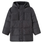 NAME IT Puffer Vinter Jakke Medow03 Grey Pinstripe