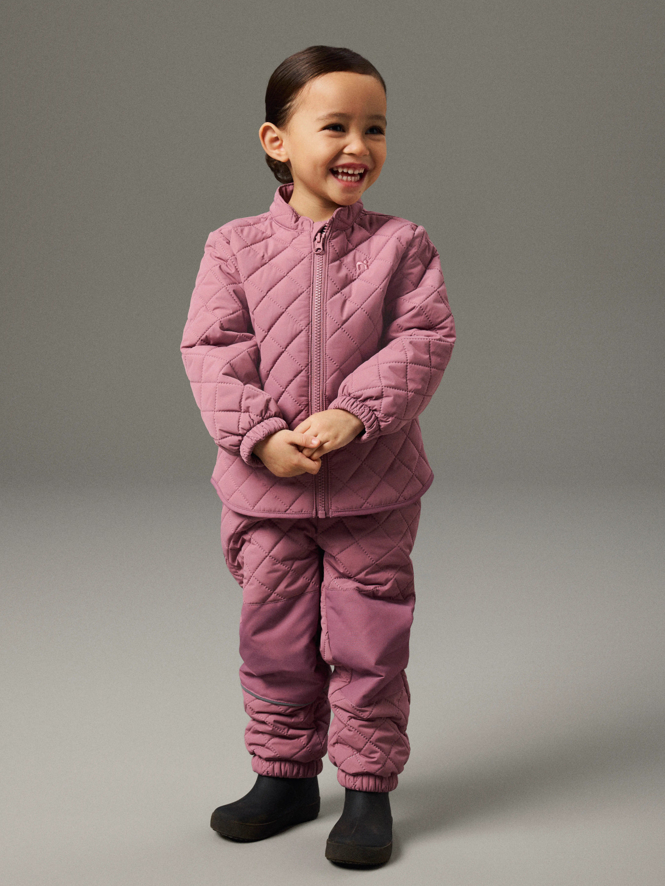 NAME IT Quilted Sæt Chilly Wistful Mauve