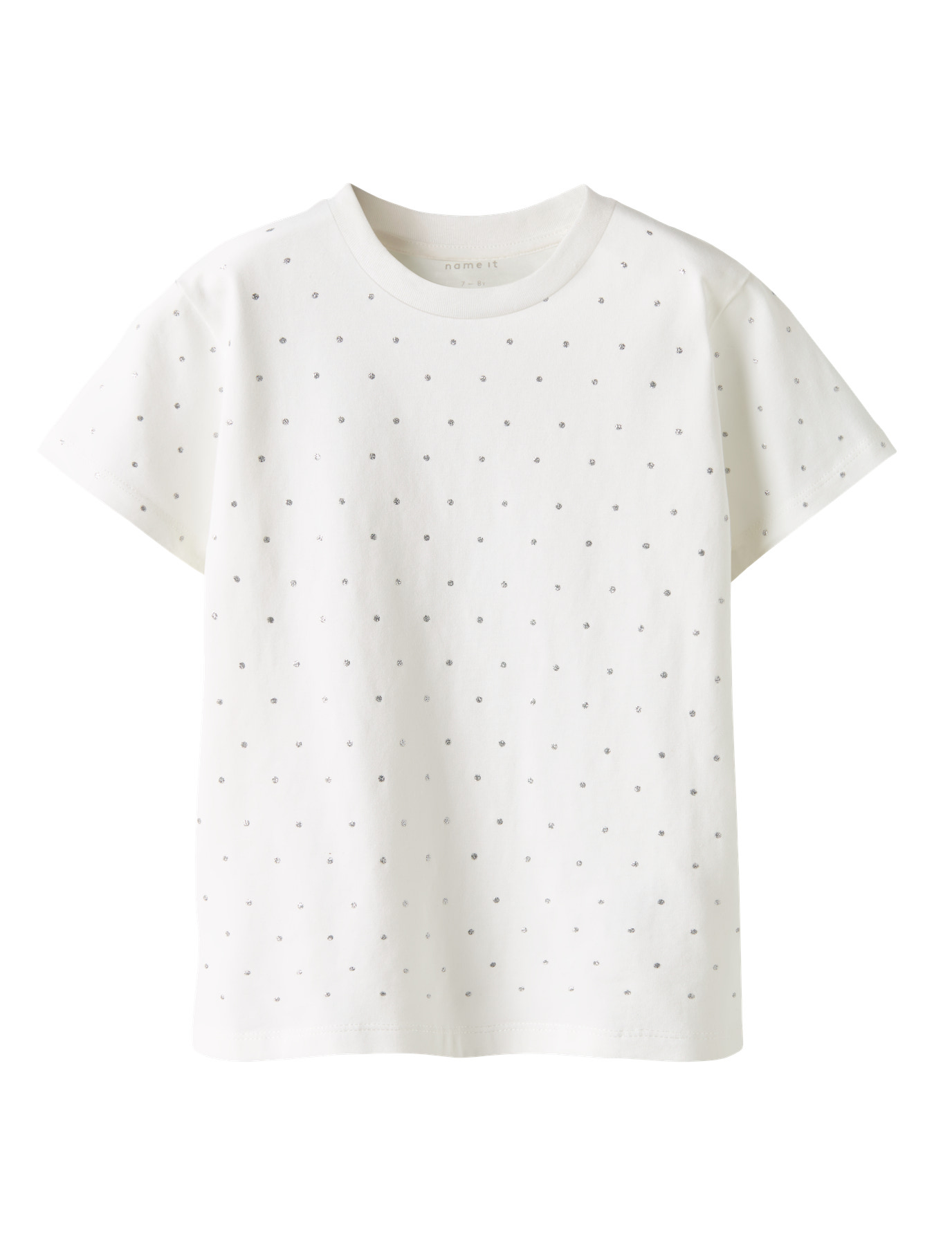 NAME IT Rhinsten T-shirt Ruaja Bright White