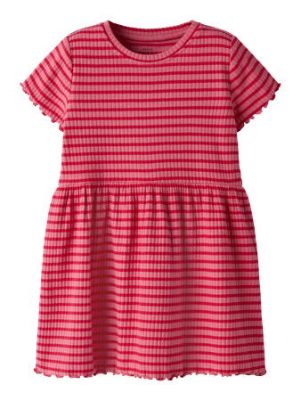 NAME IT Rib Kjole Vemma Rapture Rose Jalapeno