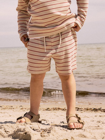 NAME IT Rib Shorts Fully Red Ochre