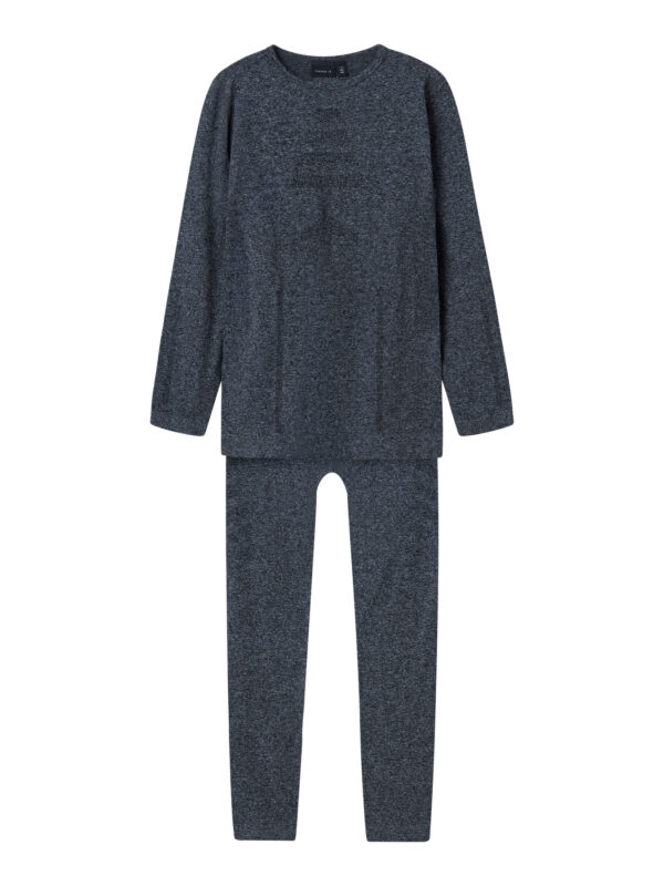 NAME IT Skiundertøj Silver Seamless Grey Melange