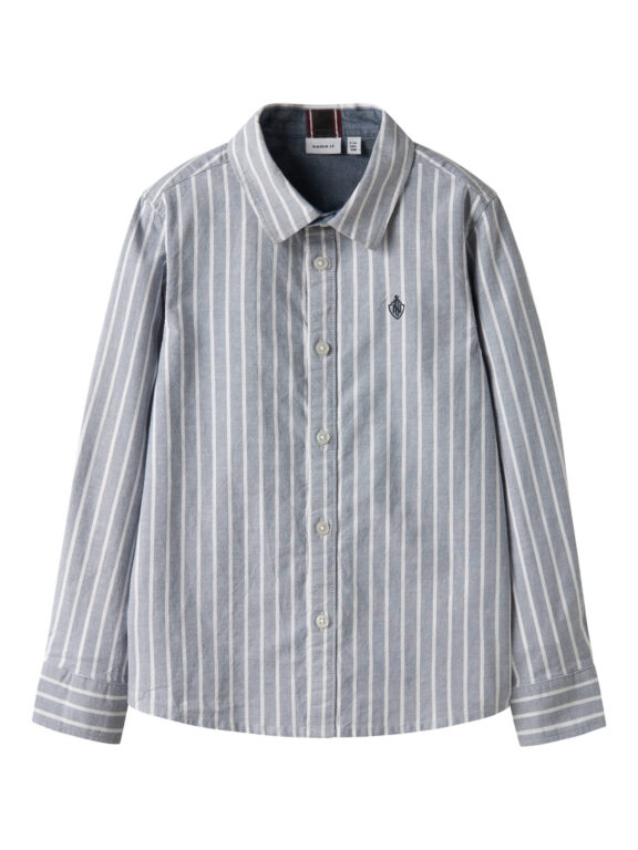 NAME IT Skjorte Rekid Flint Stone Thin Stripe NAME IT Skjorte Rekid Flint Stone Thin Stripe