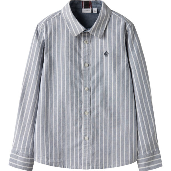 NAME IT Skjorte Rekid Flint Stone Thin Stripe