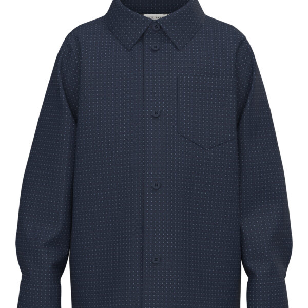 NAME IT Skjorte Vilfred Navy Blazer Dot Kentucky Blue