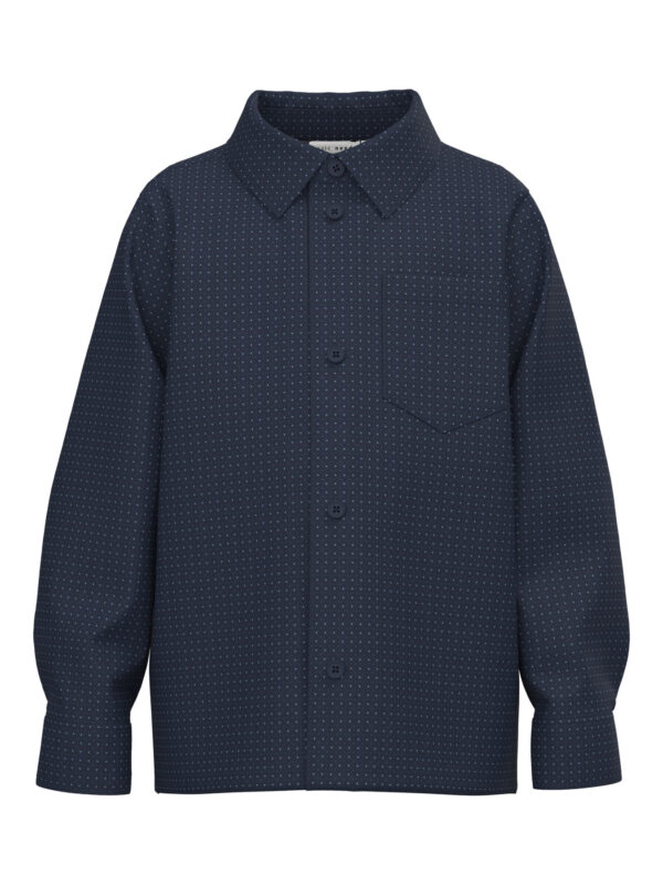 NAME IT Skjorte Vilfred Navy Blazer Dot Kentucky Blue