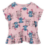 NAME IT Stitch Rib T-shirt Asbina Cameo Pink