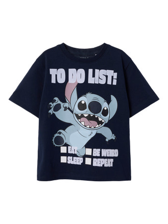 NAME IT Stitch T-shirt Judd Navy Blazer