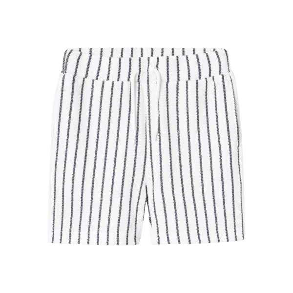 NAME IT Stribede Shorts Holappe Bright White