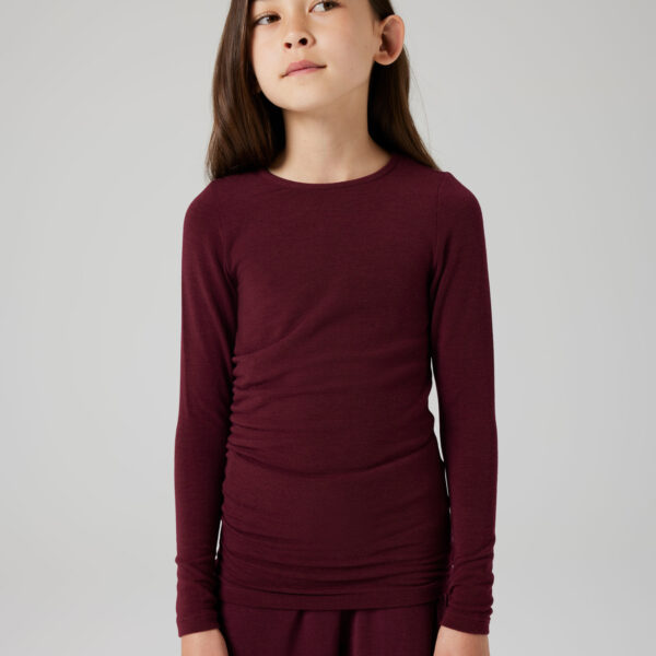 NAME IT Strik Bluse Kendra Windsor Wine