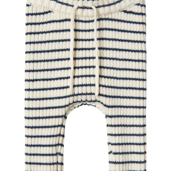 NAME IT Strik Bukser Ostripe Insignia Blue Cloud Dancer