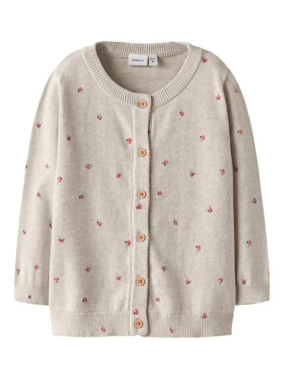 NAME IT Strik Cardigan Beta Peyote Melange NAME IT Strik Cardigan Beta Peyote Melange