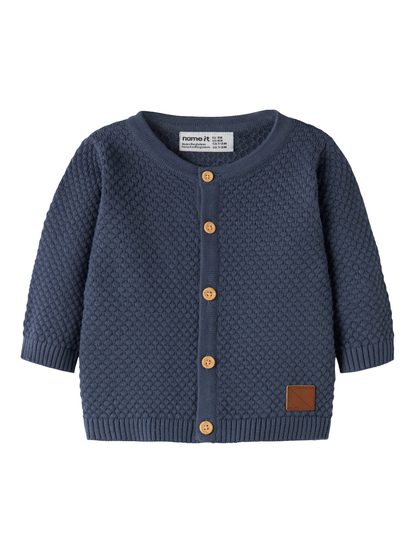 NAME IT Strik Cardigan Denver Vintage Indigo