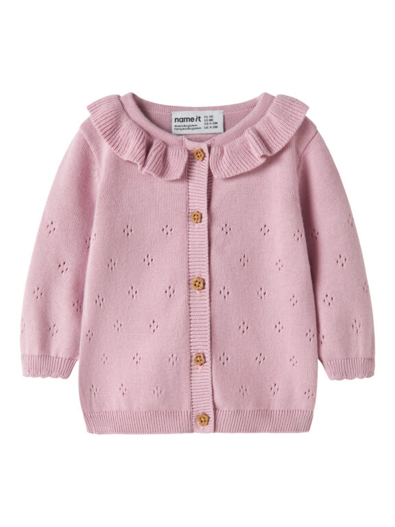 NAME IT Strik Cardigan Diame Fragrant Lilac