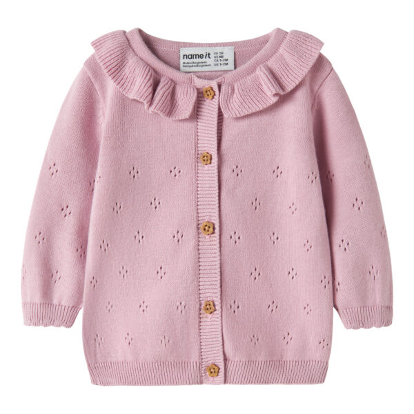 NAME IT Strik Cardigan Diame Fragrant Lilac