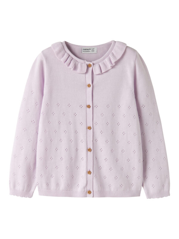 NAME IT Strik Cardigan Diame Lavender Fog NAME IT Strik Cardigan Diame Lavender Fog