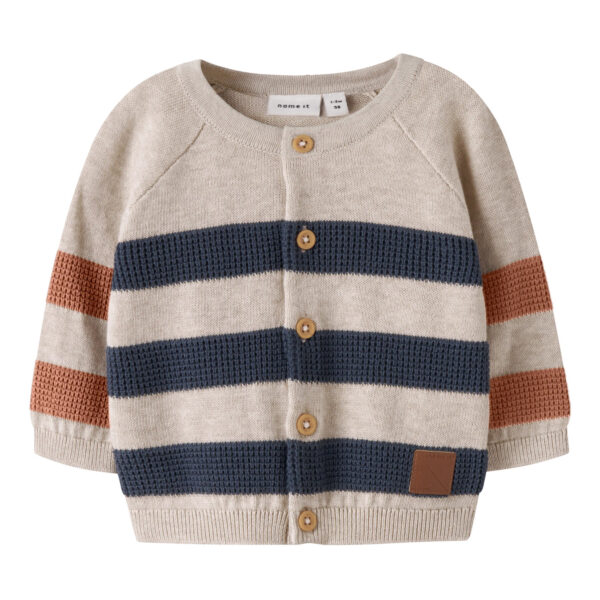 NAME IT Strik Cardigan Dimitri Peyote Melange
