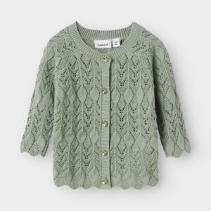 NAME IT Strik Cardigan Lilje Jadeite