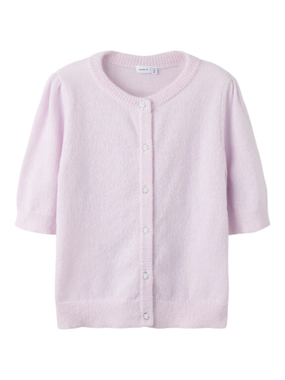 NAME IT Strik Cardigan Nabeth Lavender Fog