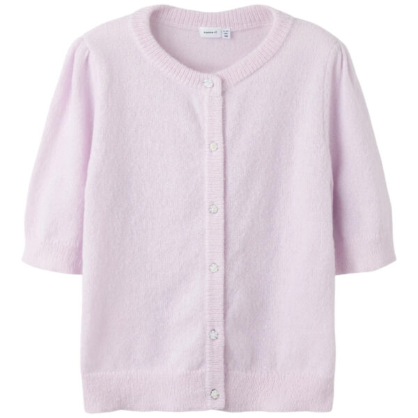 NAME IT Strik Cardigan Nabeth Lavender Fog