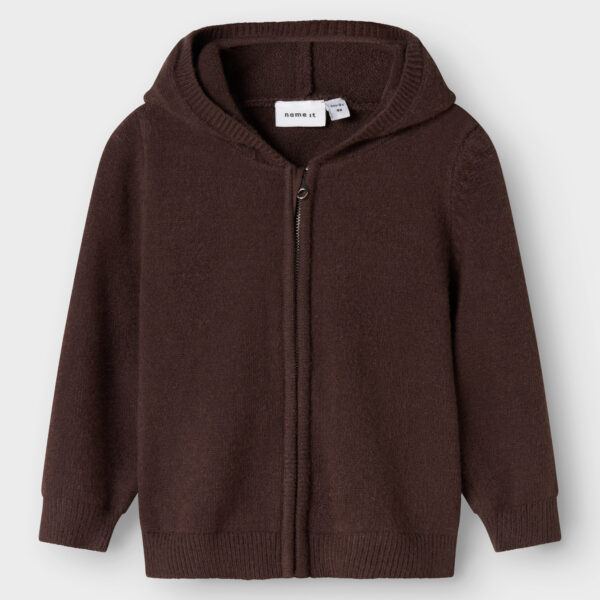 NAME IT Strik Cardigan Onilla Seal Brown