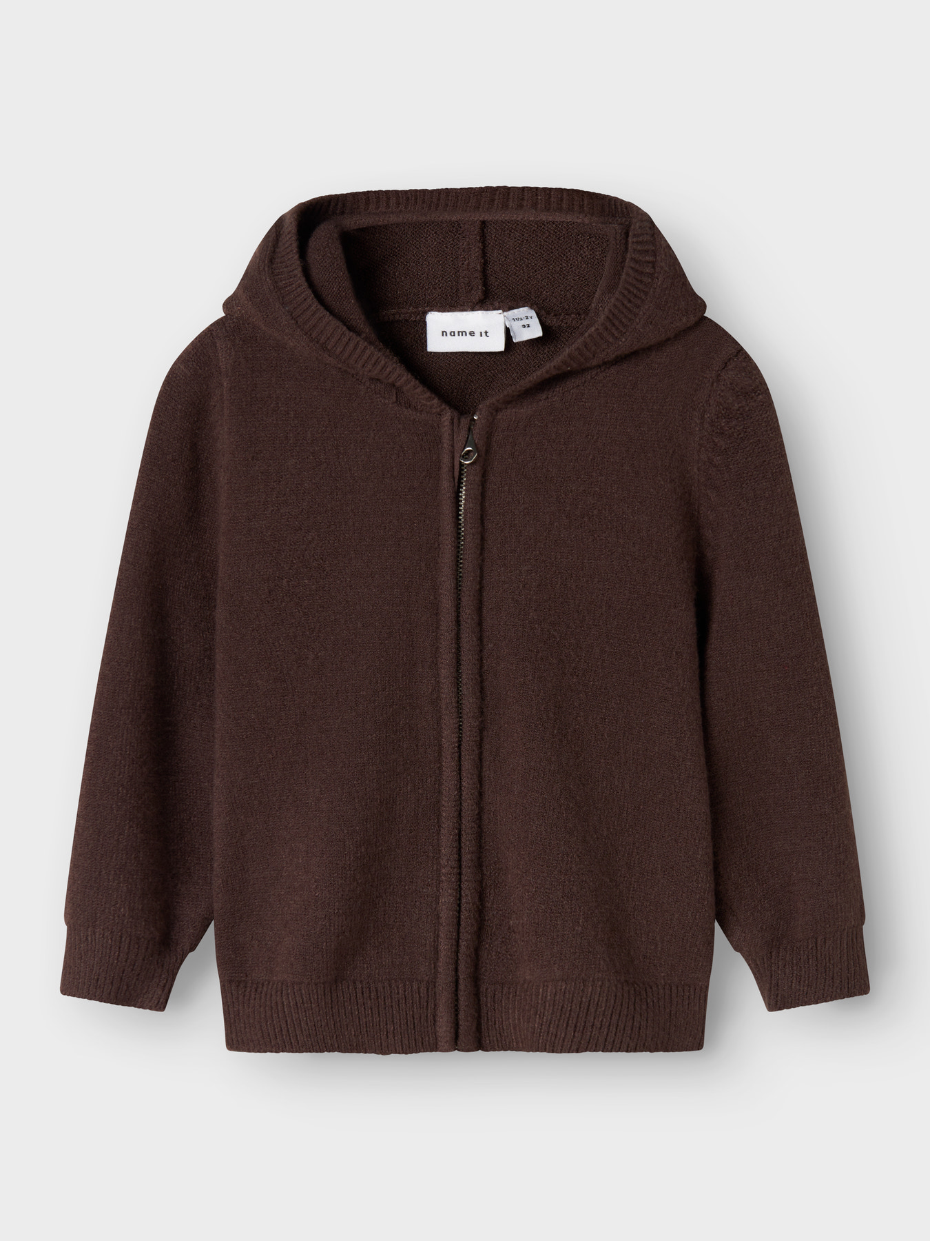 NAME IT Strik Cardigan Onilla Seal Brown